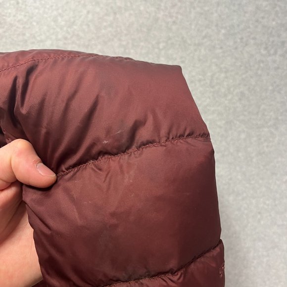 The North Face Jacket Womens Small Red Parka Puffer 550 Goose Down Hooded - Picture 5 of 15